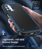 LeYi for Samsung Galaxy A14-5G Phone Case: Samsung A14 5G Case with Glass Screen Protector, Dual Layer Heavy Duty Shockproof Cell Case Cover Funfa para Android Mobile A 14 5G Telephone