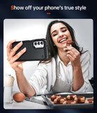 LeYi for Samsung Galaxy A14-5G Phone Case: Samsung A14 5G Case with Glass Screen Protector, Dual Layer Heavy Duty Shockproof Cell Case Cover Funfa para Android Mobile A 14 5G Telephone