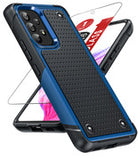 LeYi for Samsung Galaxy A53-5G Case: Galaxy A53 5G Phone Case with Screen Protector, Dual Layer Protective Hard PC Back & Soft Bumper Resilient Shock Absorb Case Cover Samsung A53 5G