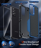 LeYi for Samsung Galaxy A53-5G Case: Galaxy A53 5G Phone Case with Screen Protector, Dual Layer Protective Hard PC Back & Soft Bumper Resilient Shock Absorb Case Cover Samsung A53 5G