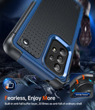 LeYi for Samsung Galaxy A53-5G Case: Galaxy A53 5G Phone Case with Screen Protector, Dual Layer Protective Hard PC Back & Soft Bumper Resilient Shock Absorb Case Cover Samsung A53 5G