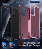 LeYi for Samsung Galaxy A53-5G Case: Galaxy A53 5G Phone Case with Screen Protector, Dual Layer Protective Hard PC Back & Soft Bumper Resilient Shock Absorb Case Cover Samsung A53 5G