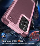 LeYi for Samsung Galaxy A53-5G Case: Galaxy A53 5G Phone Case with Screen Protector, Dual Layer Protective Hard PC Back & Soft Bumper Resilient Shock Absorb Case Cover Samsung A53 5G