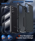 LeYi for Samsung Galaxy A53-5G Case: Galaxy A53 5G Phone Case with Screen Protector, Dual Layer Protective Hard PC Back & Soft Bumper Resilient Shock Absorb Case Cover Samsung A53 5G