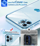 LeYi for iPhone-11-Pro Max Case: with Tempered Glass Screen Protector [2 Pcs]+ Full Camera Lens Protection,Love Heart Plating Girly Women Luxury Soft TPU Shockproof Case