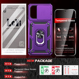 LeYi for Moto G-Power 2025 Case/Moto G-Power 2026 Case: with Slide Camera Cover and Screen Protector, Rugged Shockproof Cell Cover Magnetic Ring Stand Funda para Motorola G Power 2026/2025