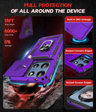 LeYi for Moto G-Power 2025 Case/Moto G-Power 2026 Case: with Slide Camera Cover and Screen Protector, Rugged Shockproof Cell Cover Magnetic Ring Stand Funda para Motorola G Power 2026/2025