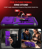 LeYi for Moto G-Power 2025 Case/Moto G-Power 2026 Case: with Slide Camera Cover and Screen Protector, Rugged Shockproof Cell Cover Magnetic Ring Stand Funda para Motorola G Power 2026/2025