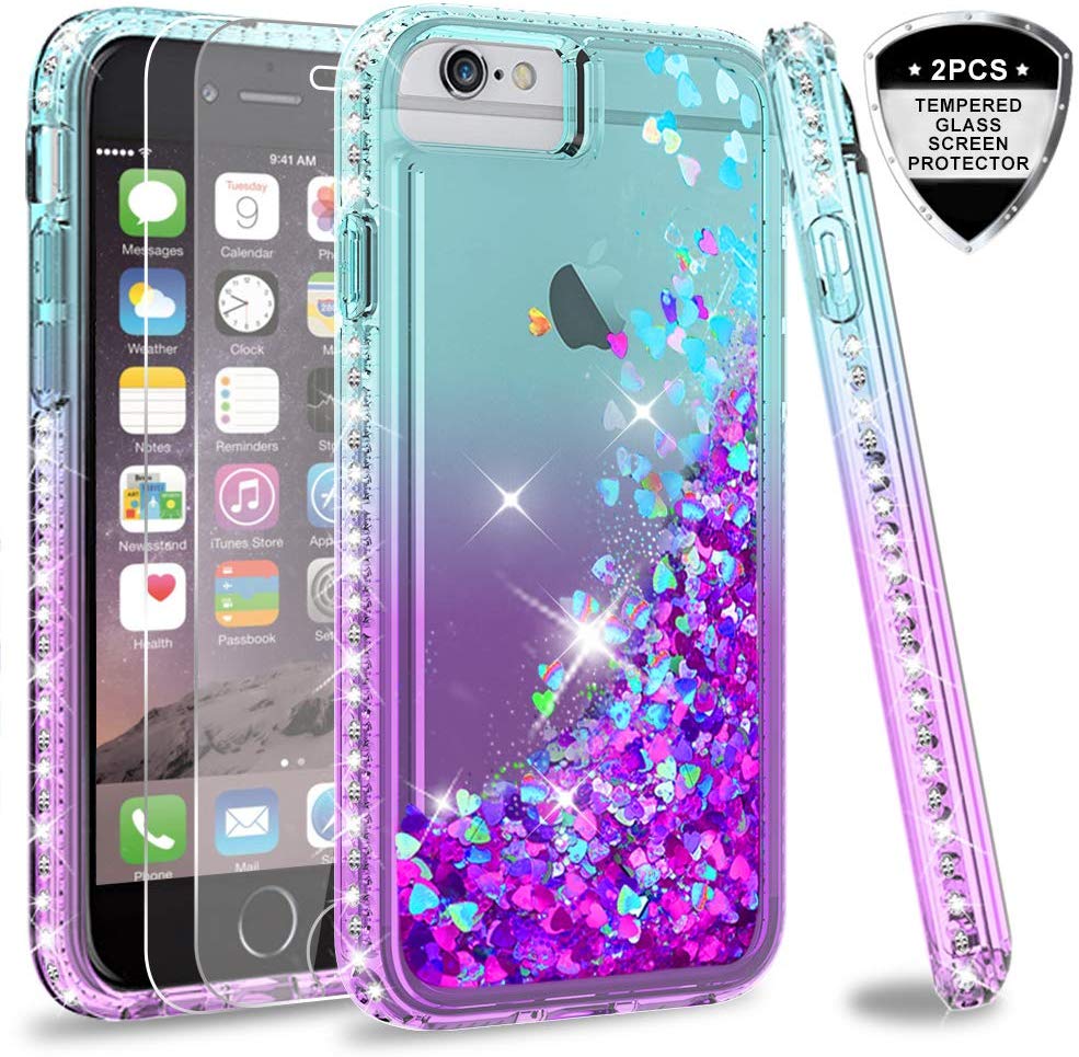 #color_iphone678plusGlitter teal