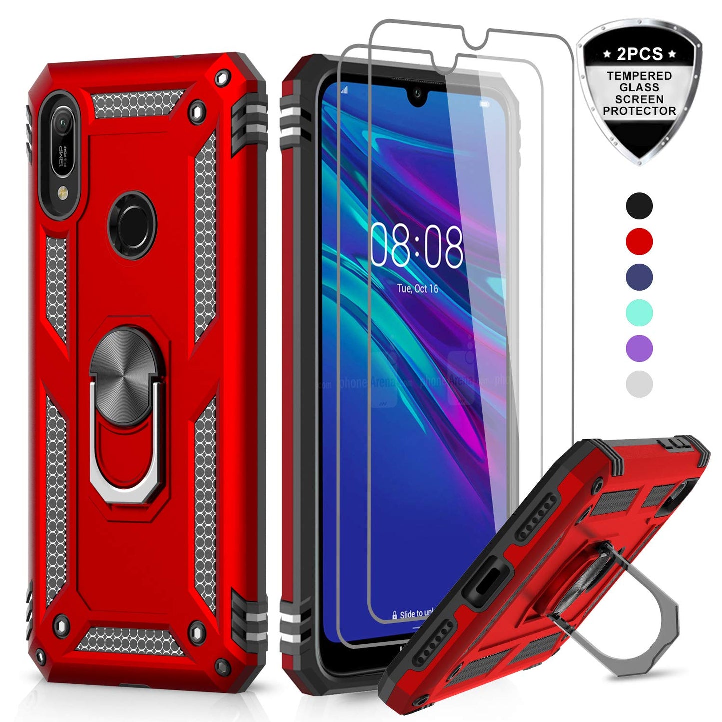 #color_HuaweiY62019Case Red
