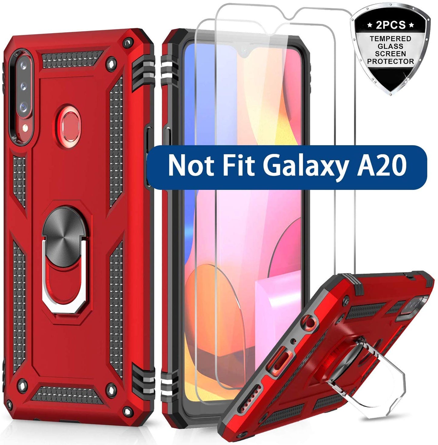 #color_GalaxyA20SCases Red