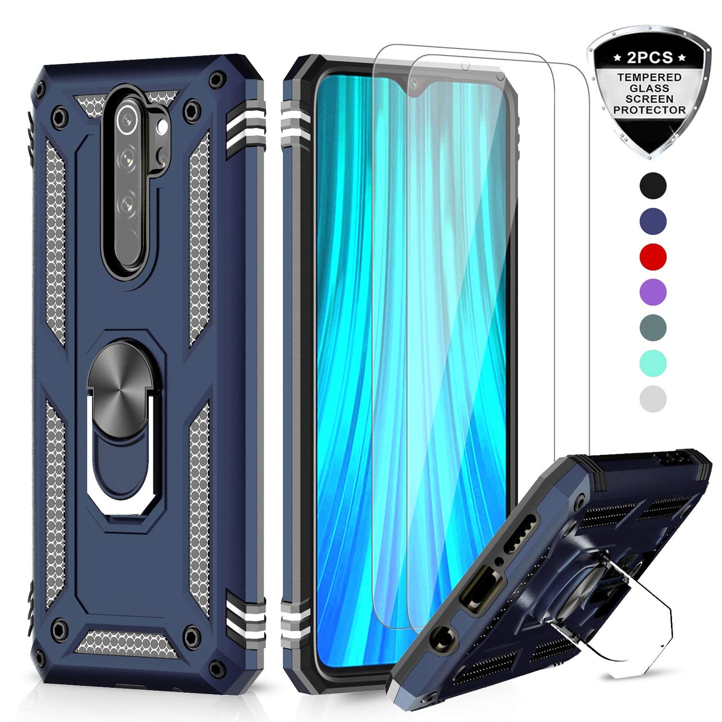 #color_RedmiNote8ProCase Blue