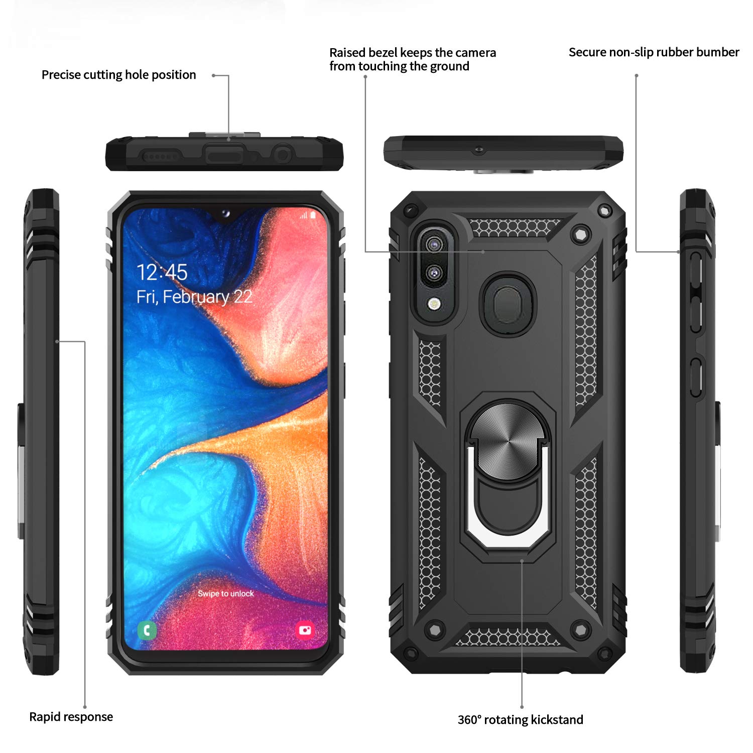 #color_SamsungGalaxyM20Case Black