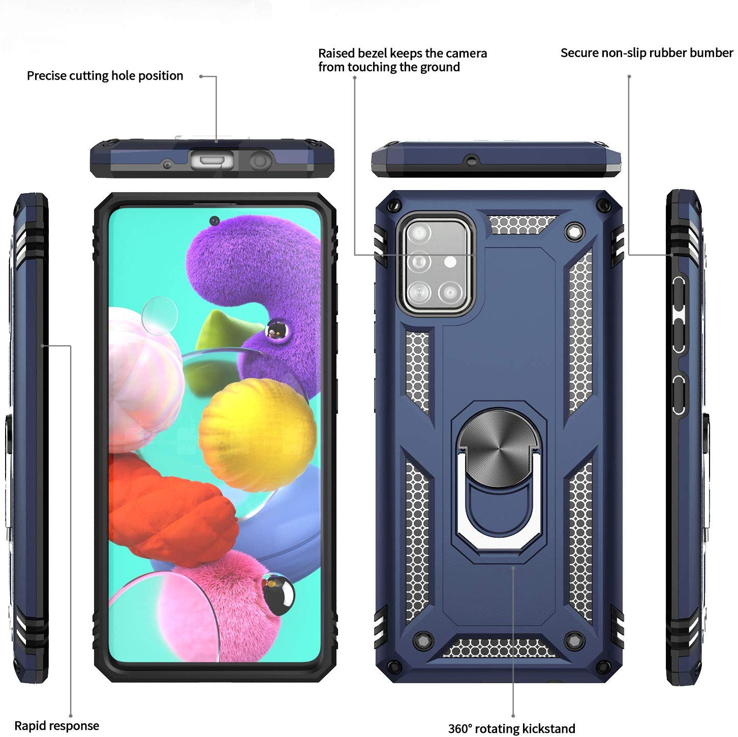 #color_GalaxyA51Case Blue
