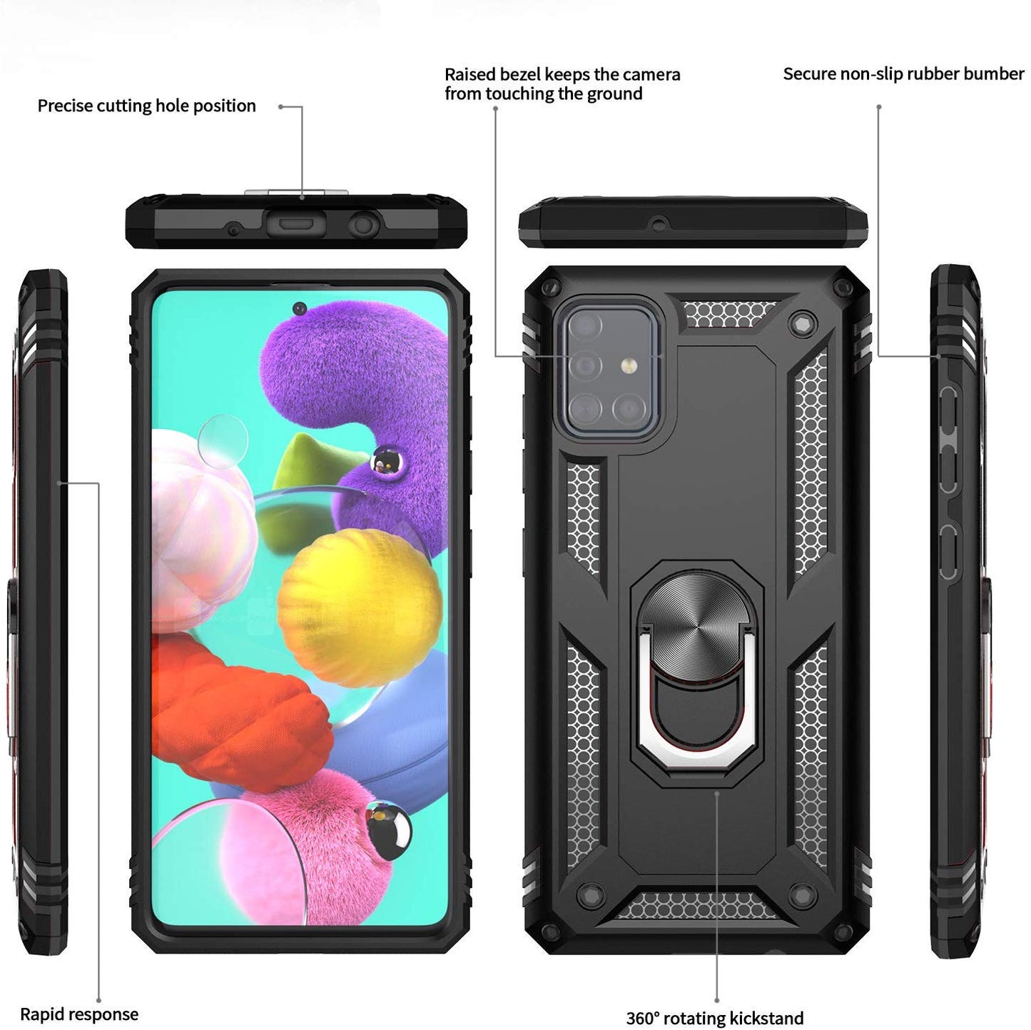 #color_GalaxyA51Case Black