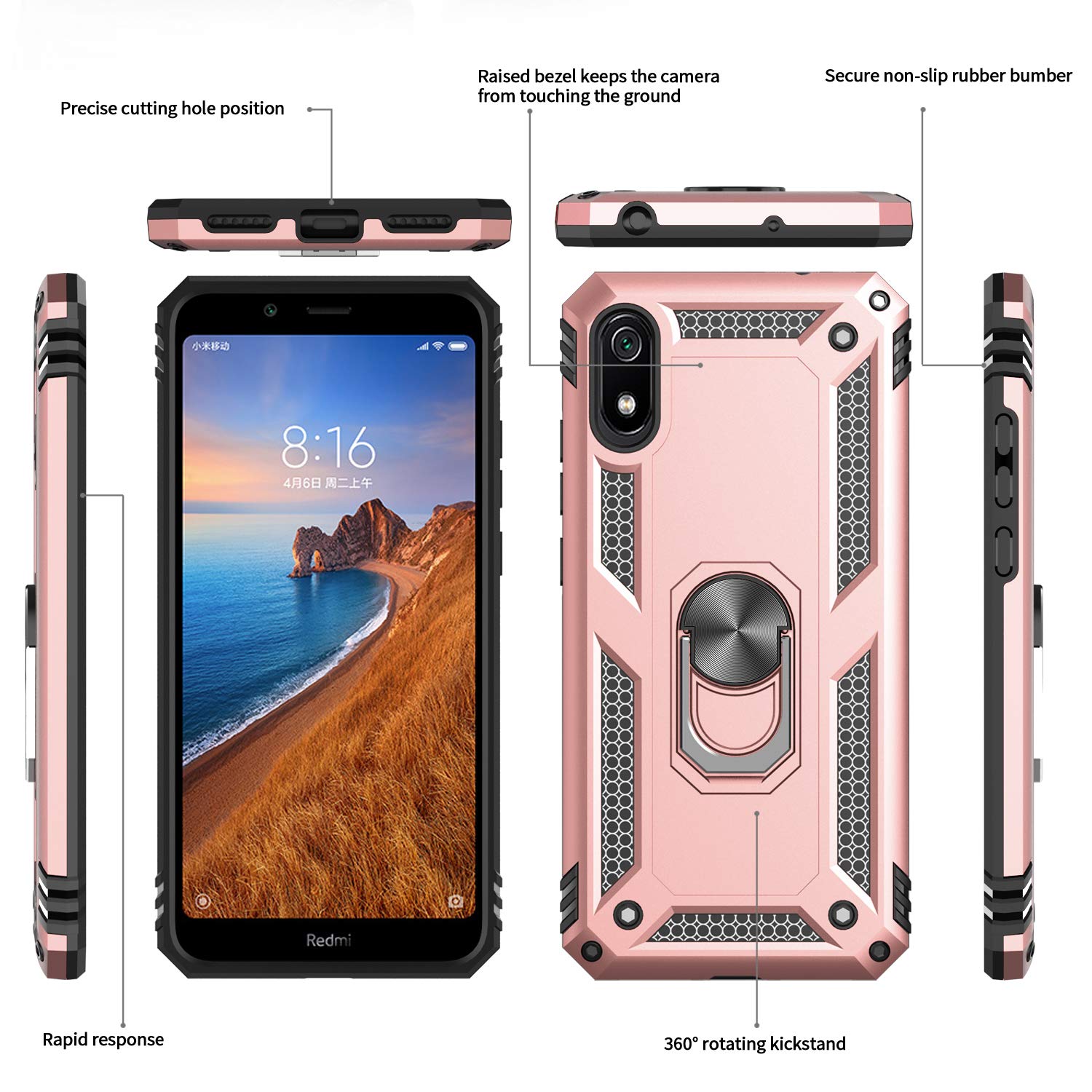 #color_Redmi7ACase MistyRose