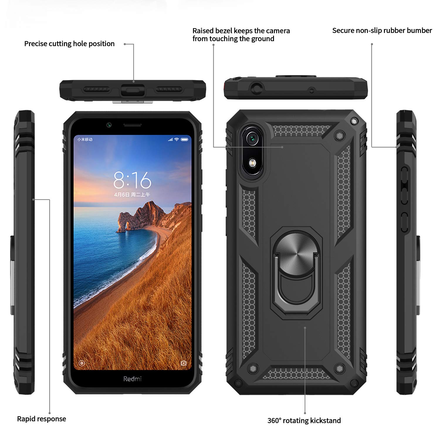 #color_Redmi7ACase Black