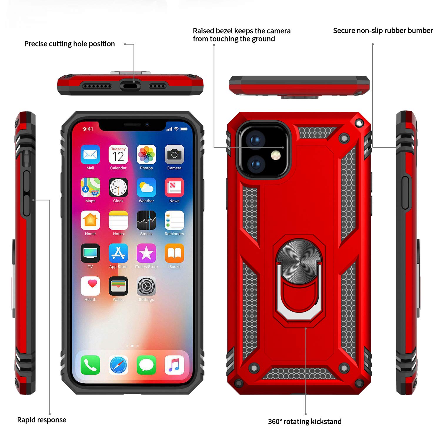 #color_iphone11case red
