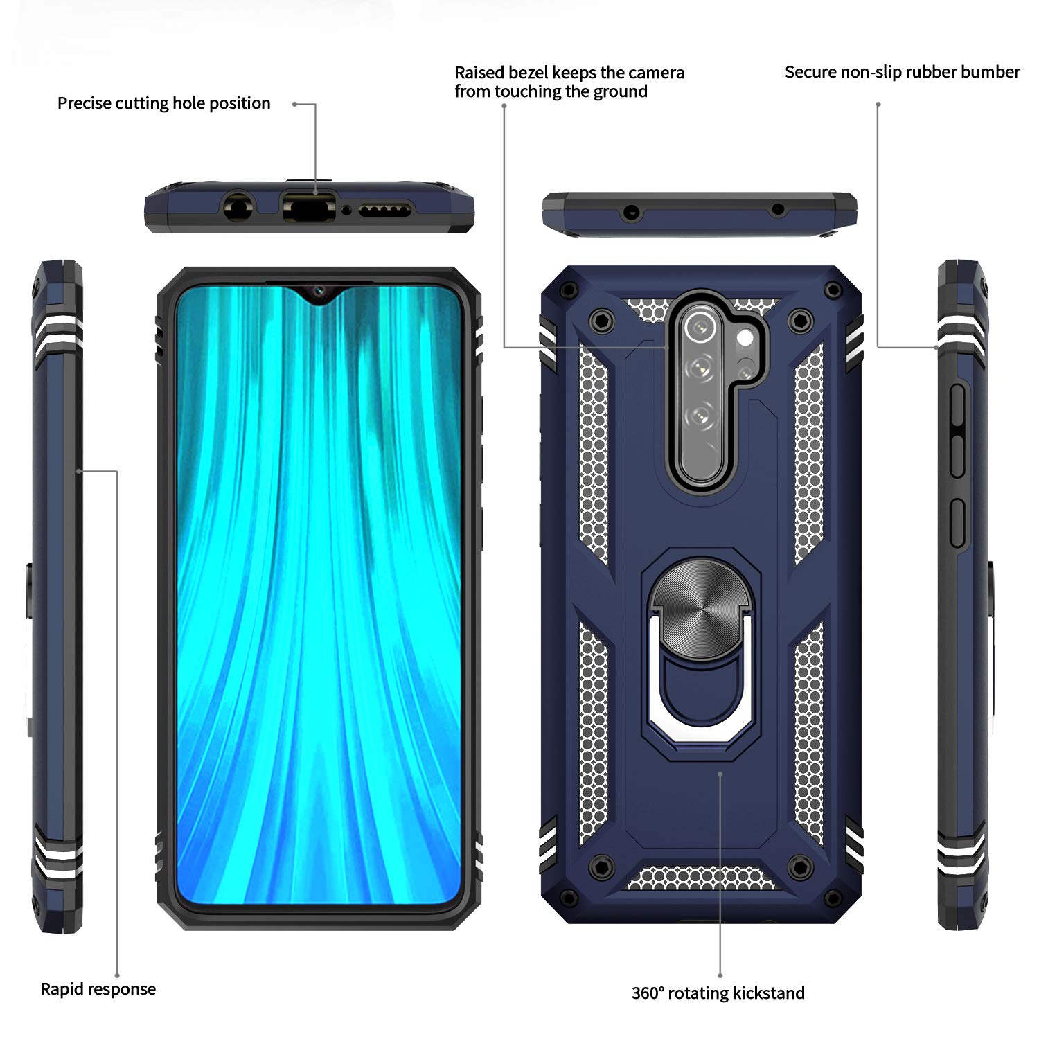 #color_RedmiNote8ProCase Blue
