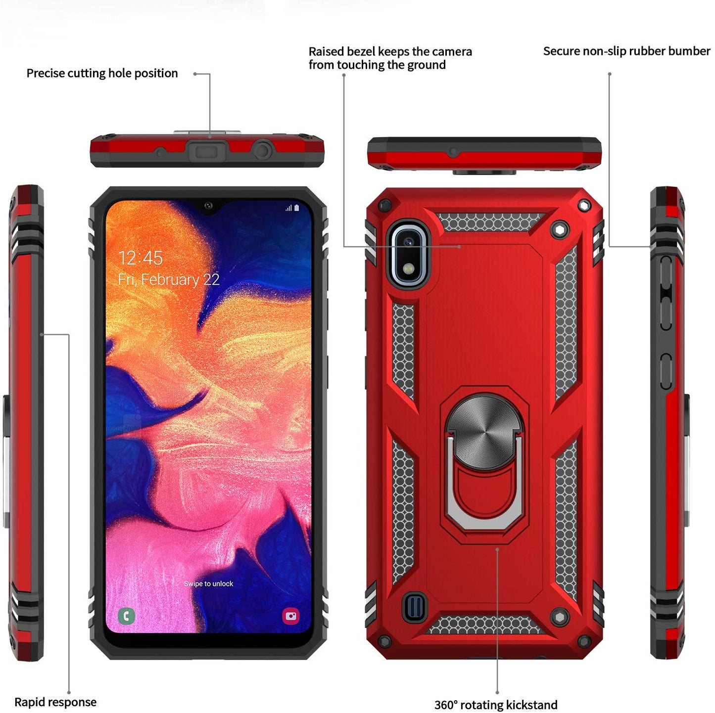 #color_GalaxyA10eCases Red