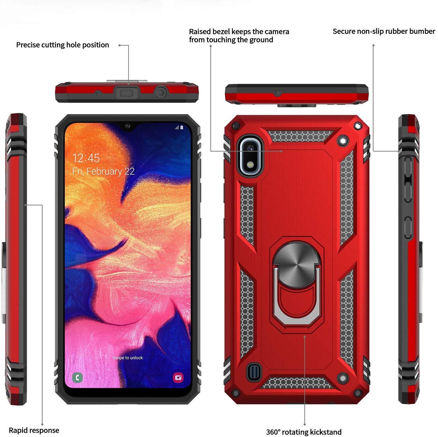 #color_GalaxyA10eCases Red