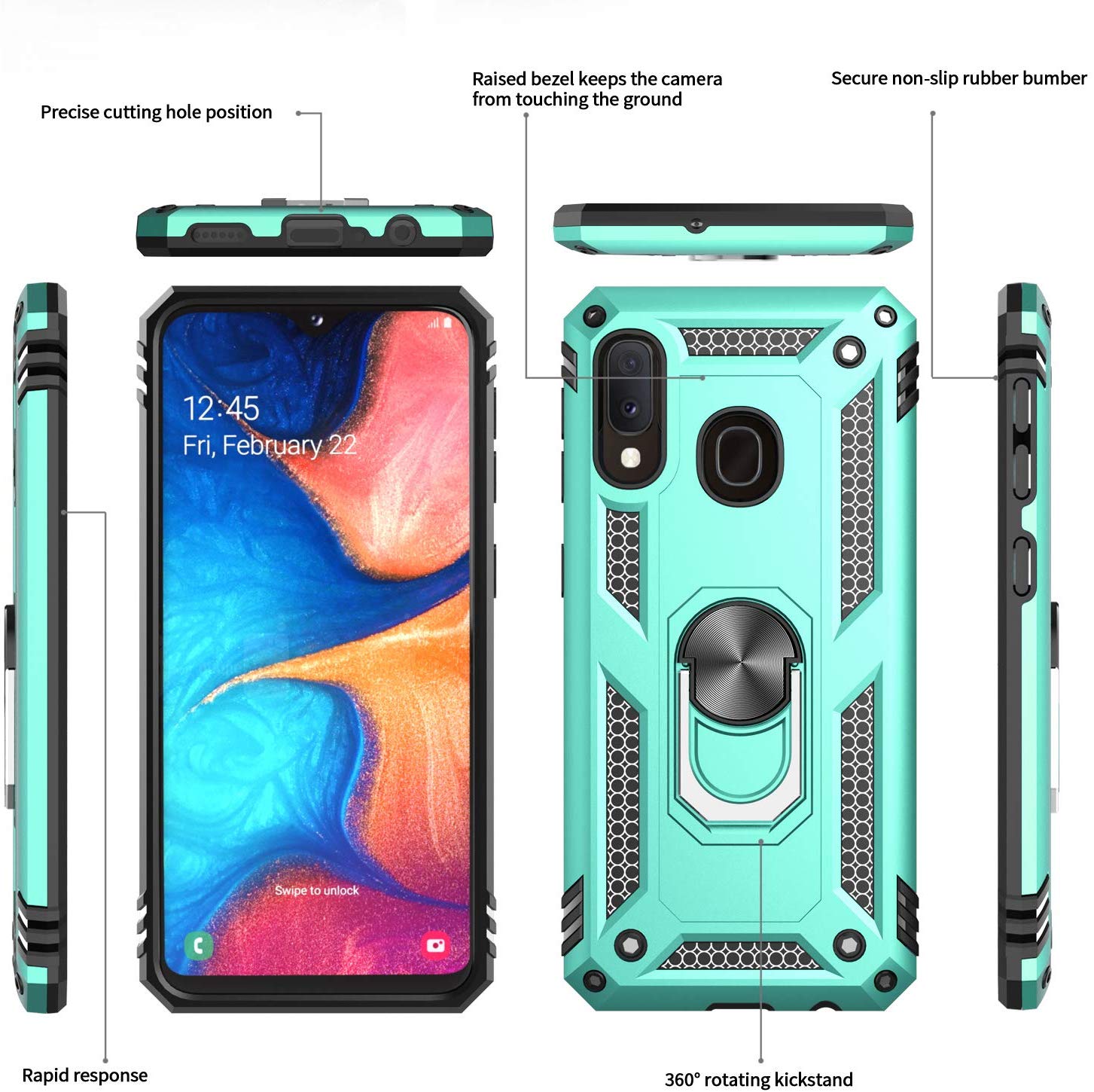 #color_GalaxyA20A30Cases Turquoise