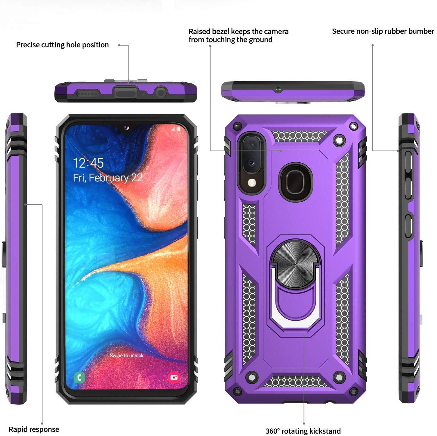 #color_GalaxyA20A30Cases Purple