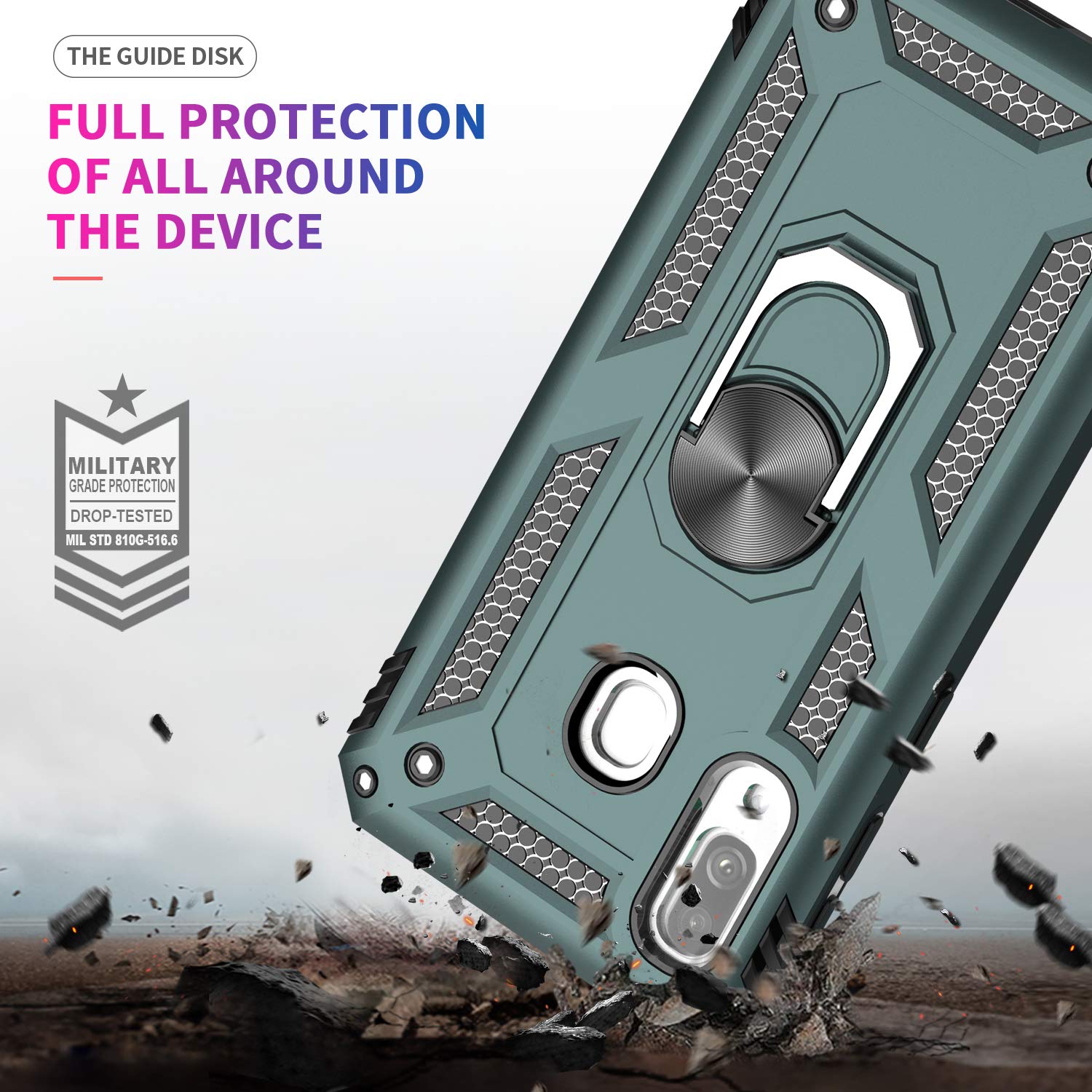 #color_GalaxyA40Casejs Green