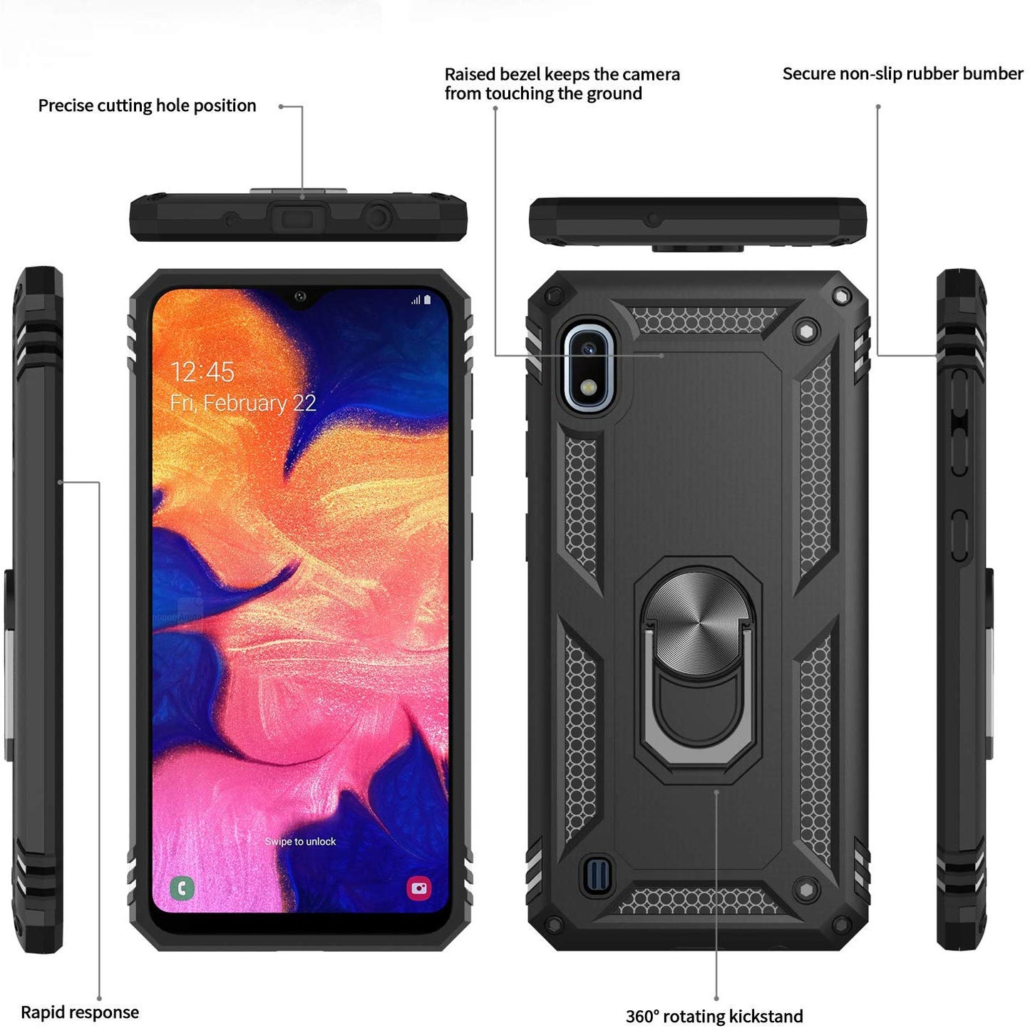 #color_GalaxyA10eCases Black