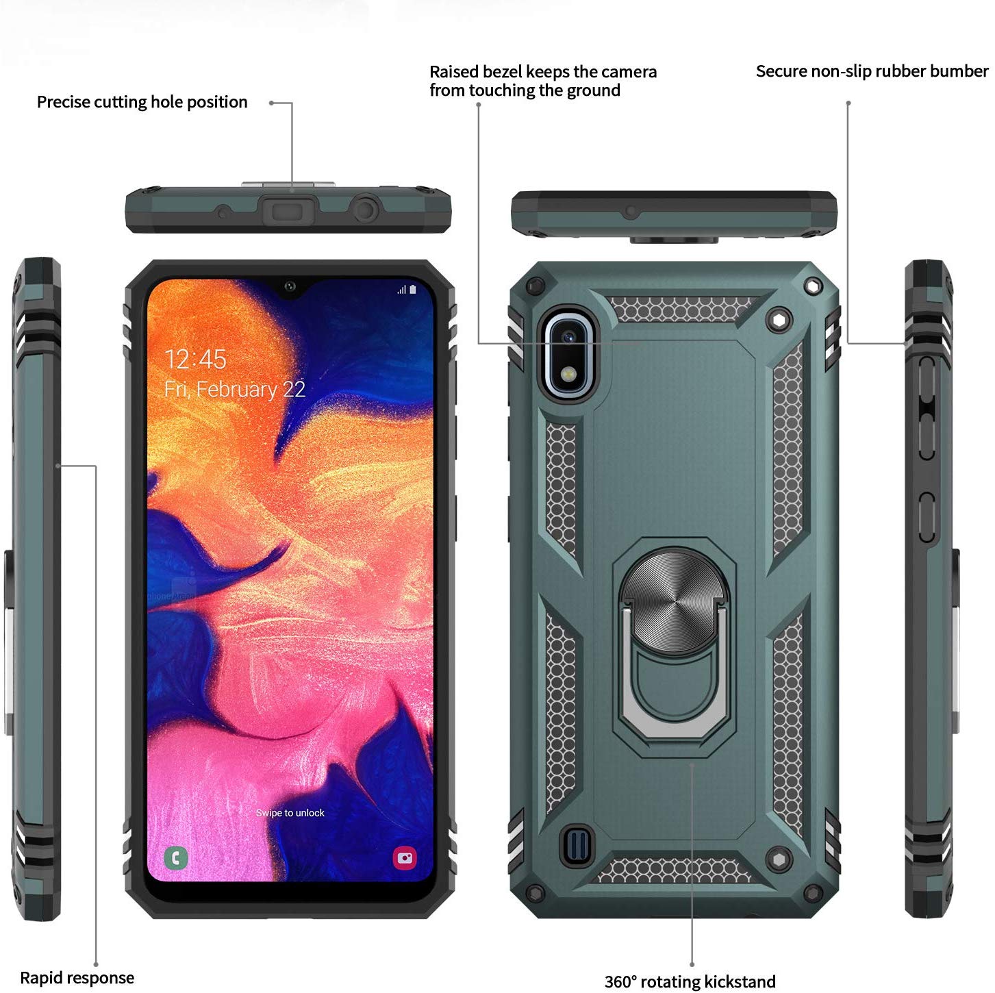 #color_GalaxyA10eCases Green