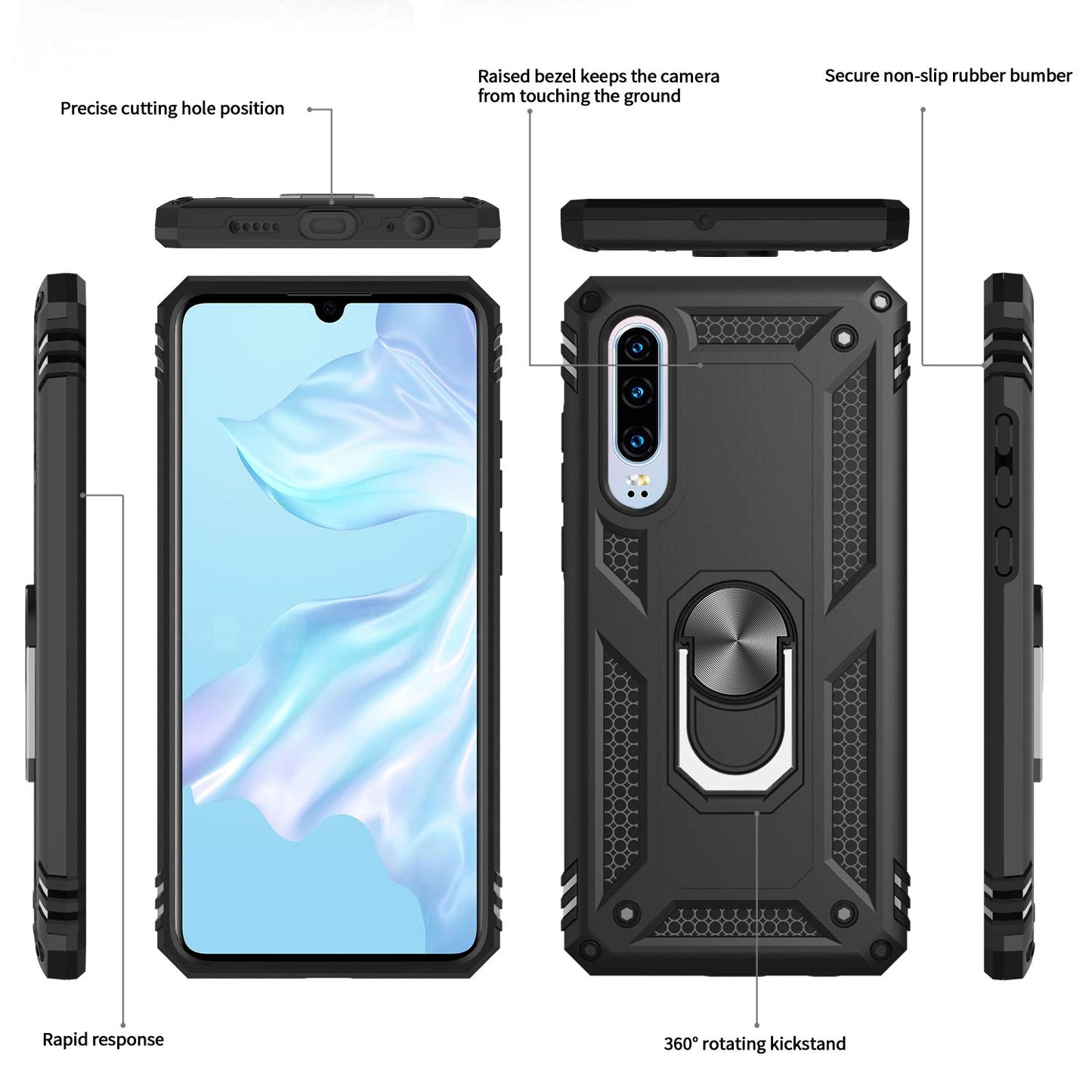#color_HuaweiP30Case Black