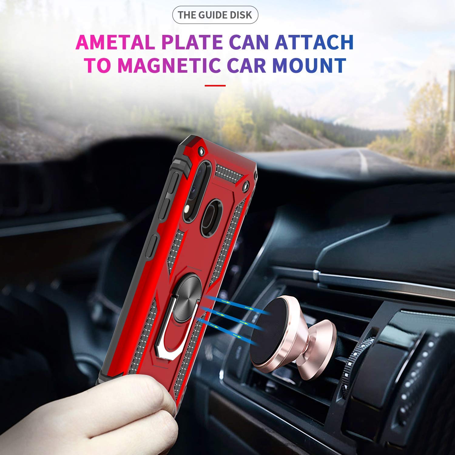 #color_GalaxyA20A30Cases Red