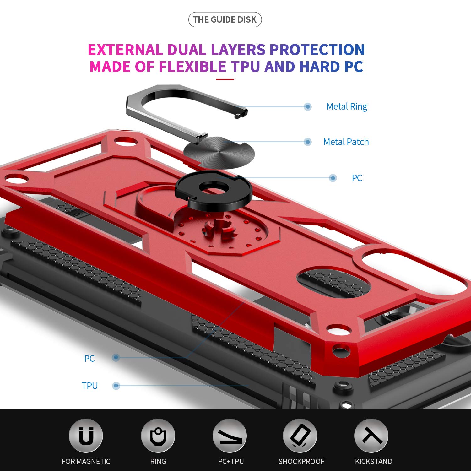 #color_SamsungGalaxyM20Case Red