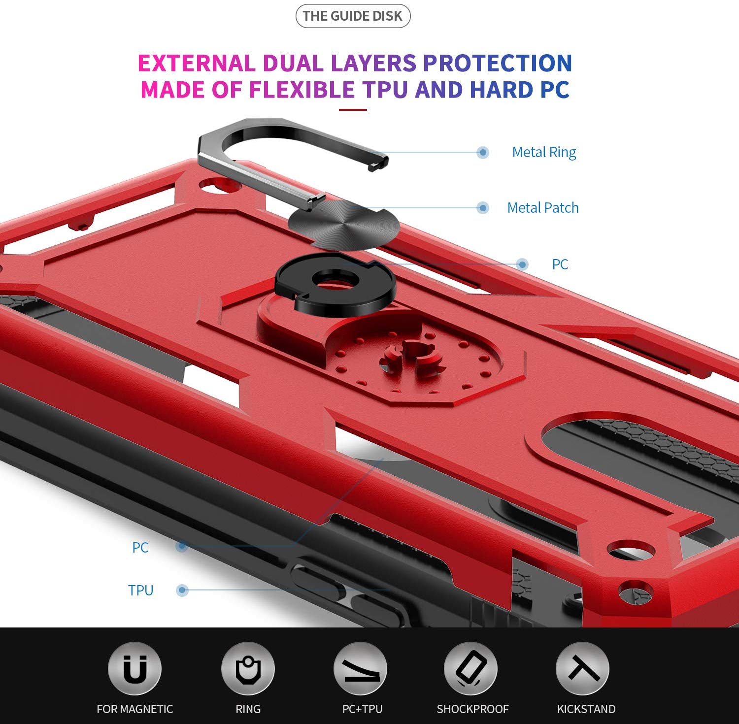 #color_LGStylo5Case red