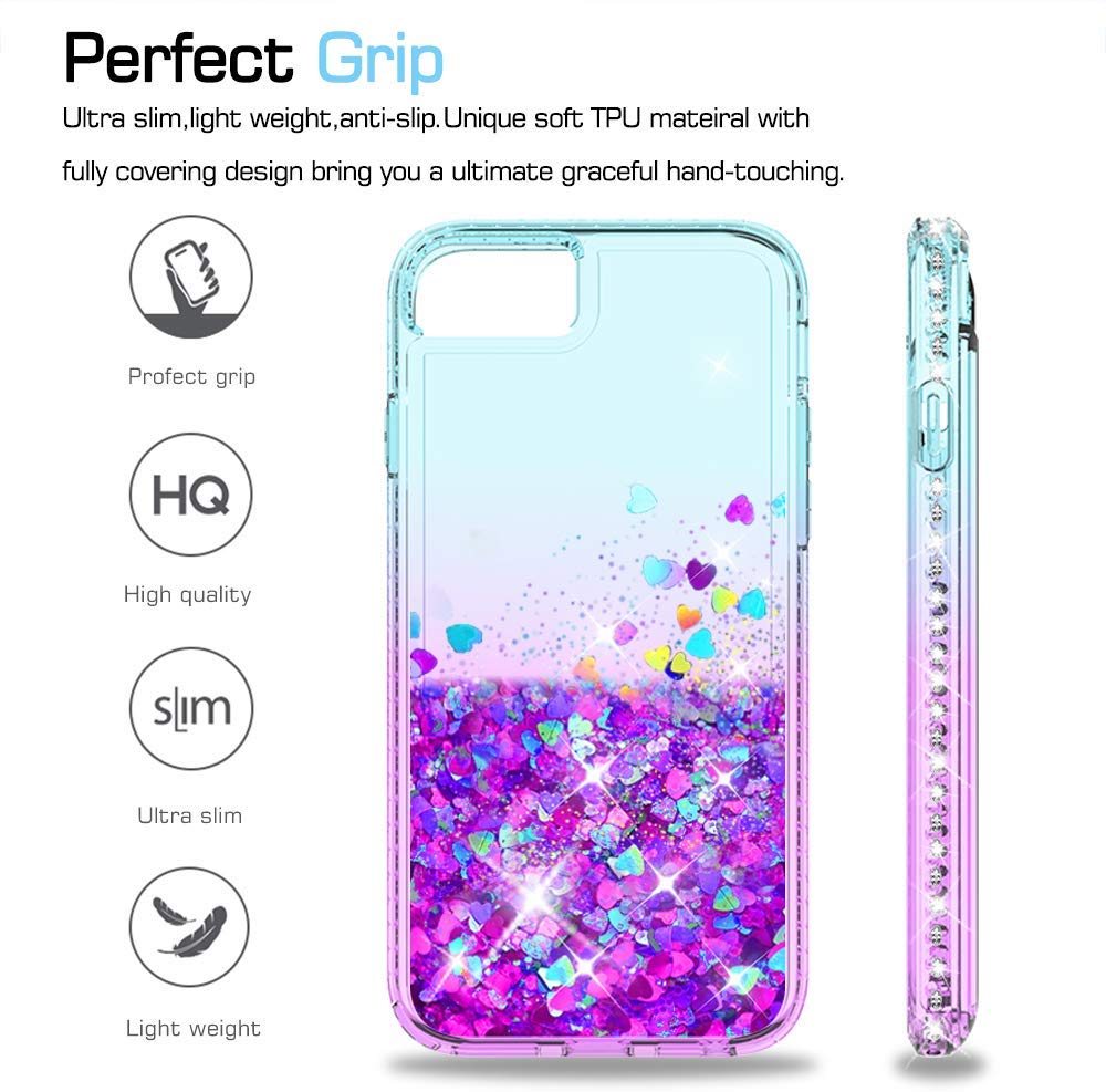 #color_iphone678plusGlitter teal