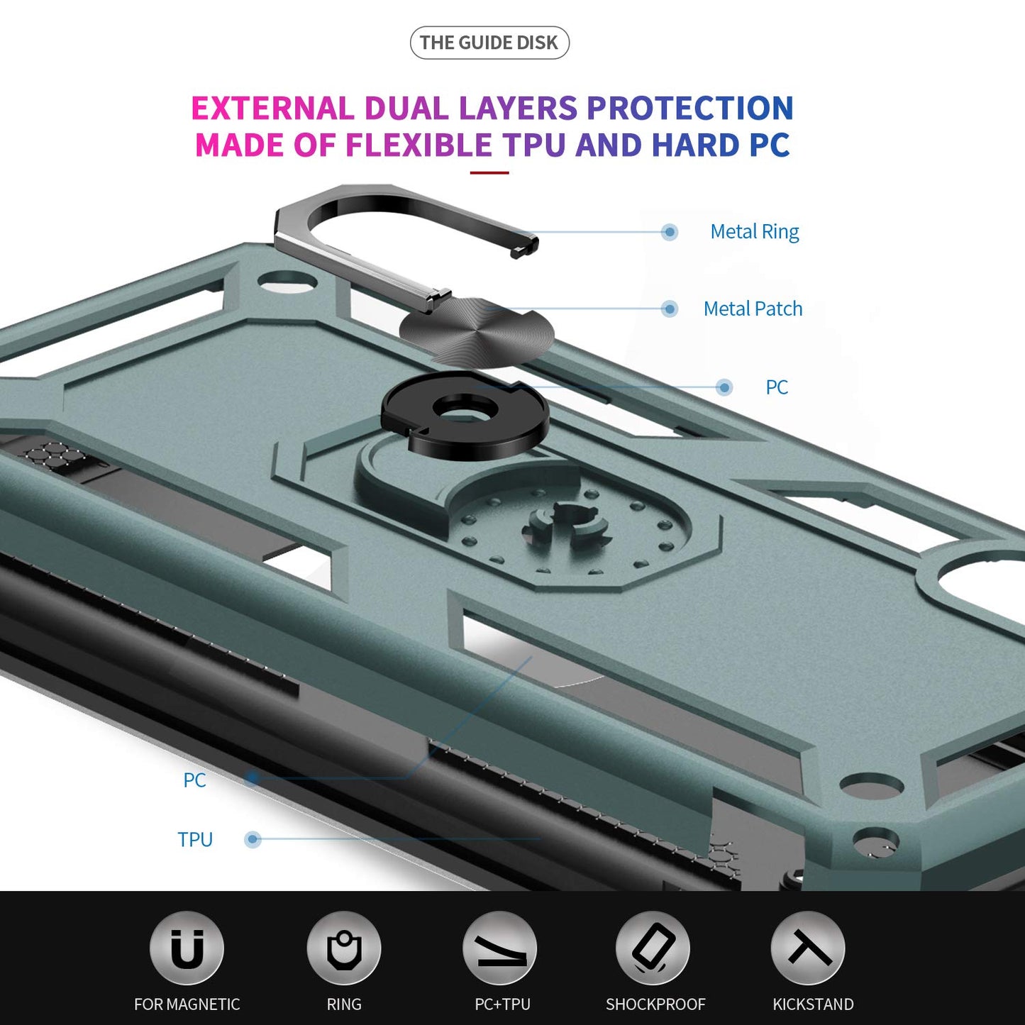 #color_GalaxyA70A70SCase Green