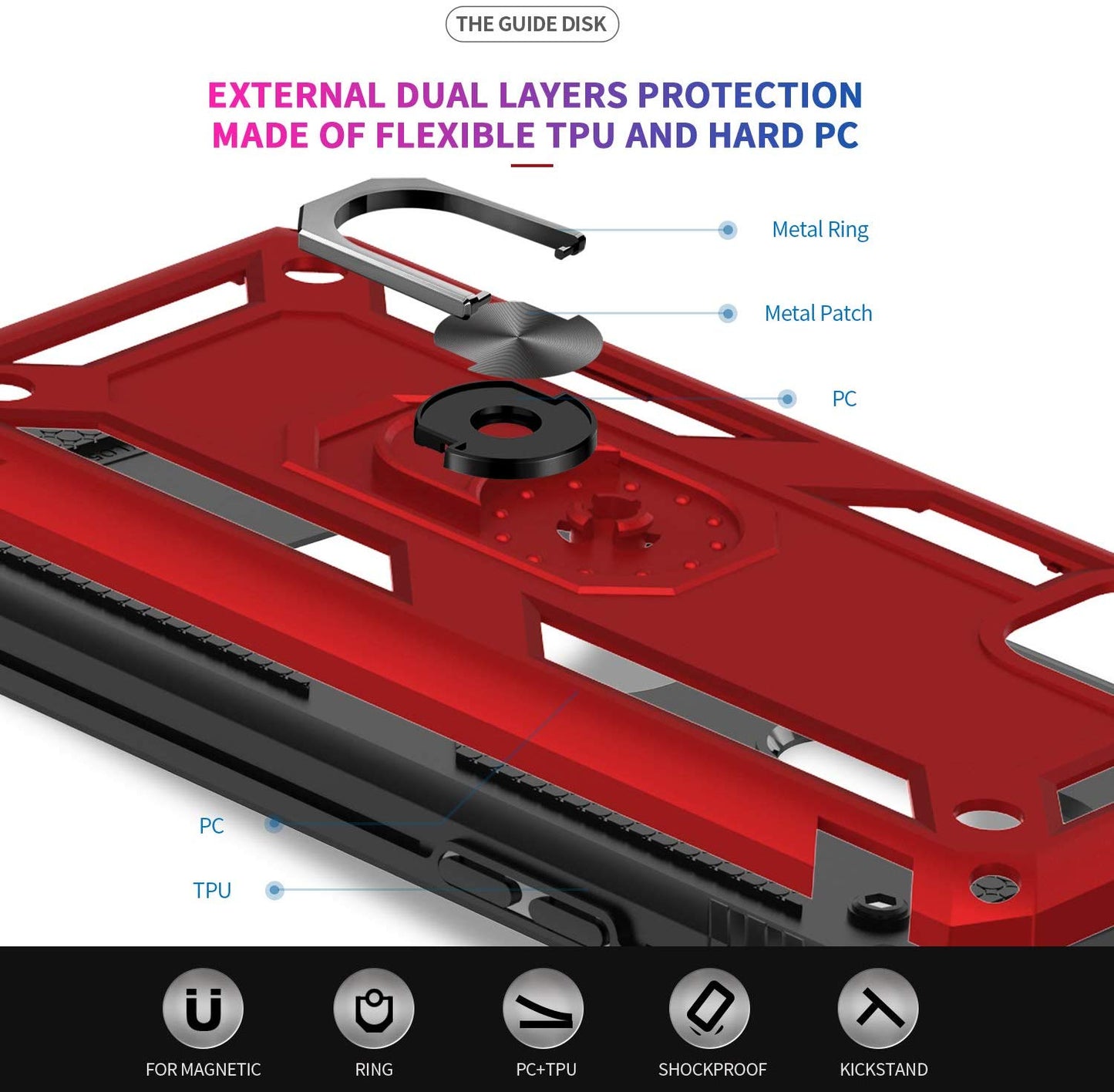 #color_GalaxyA51Case Red