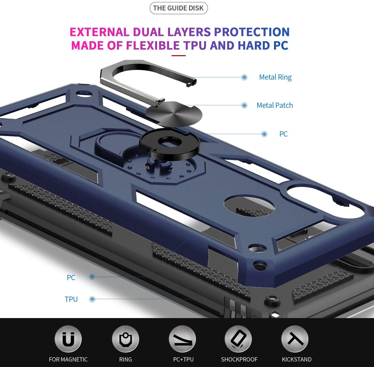 GalaxyA10SCases Blue