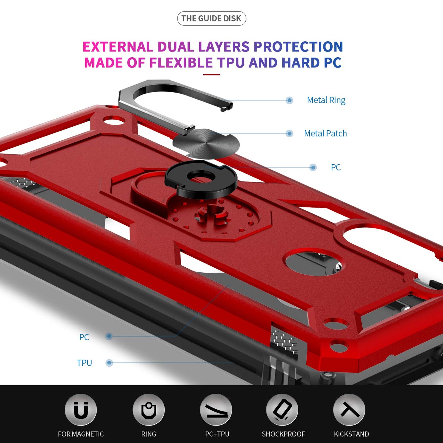 #color_RedmiNote8Case Red