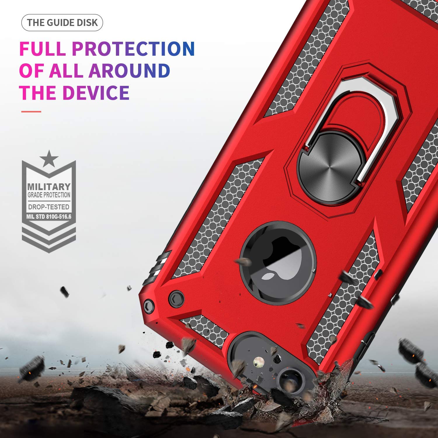 #color_iPhone678Case Red