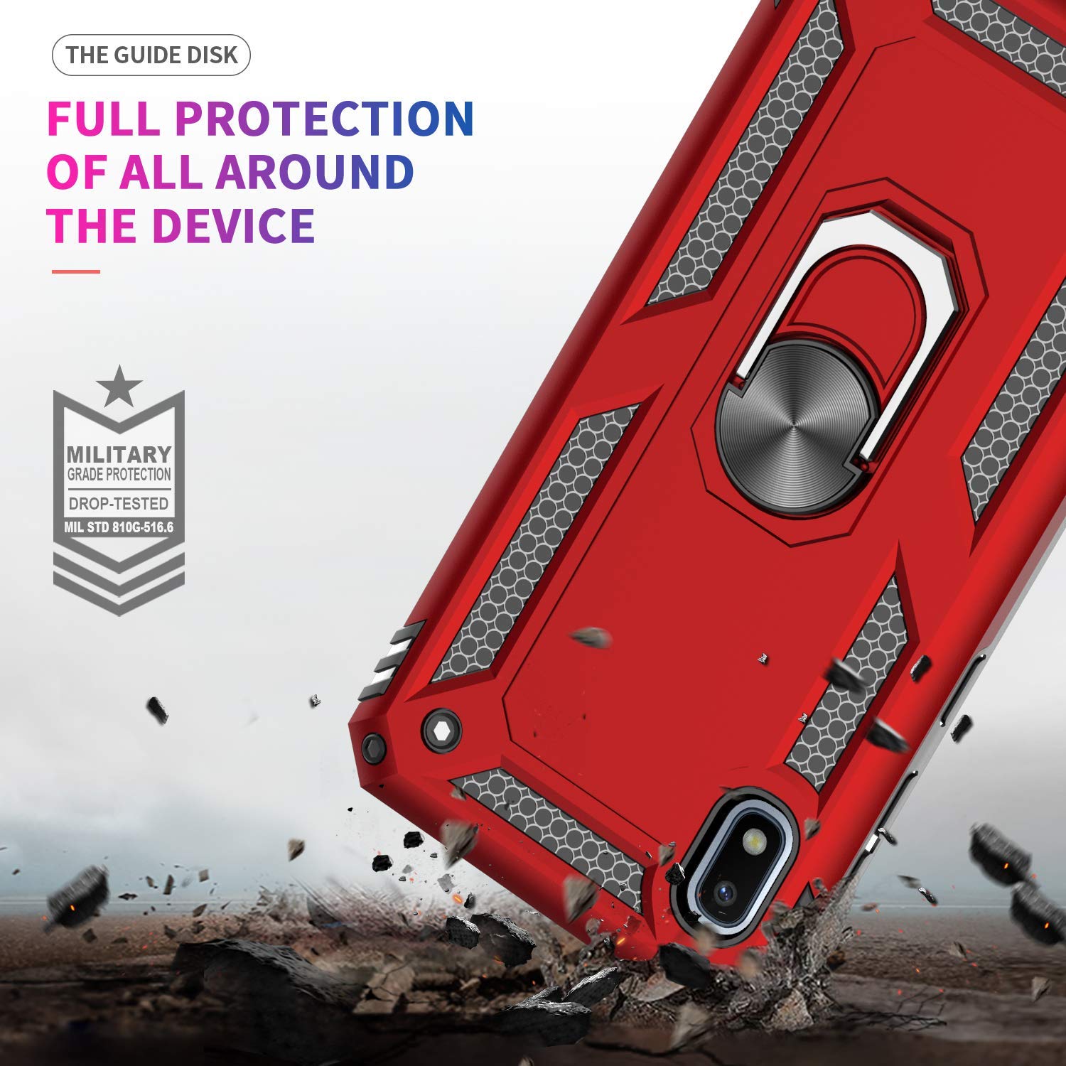 #color_GalaxyA10eCases Red