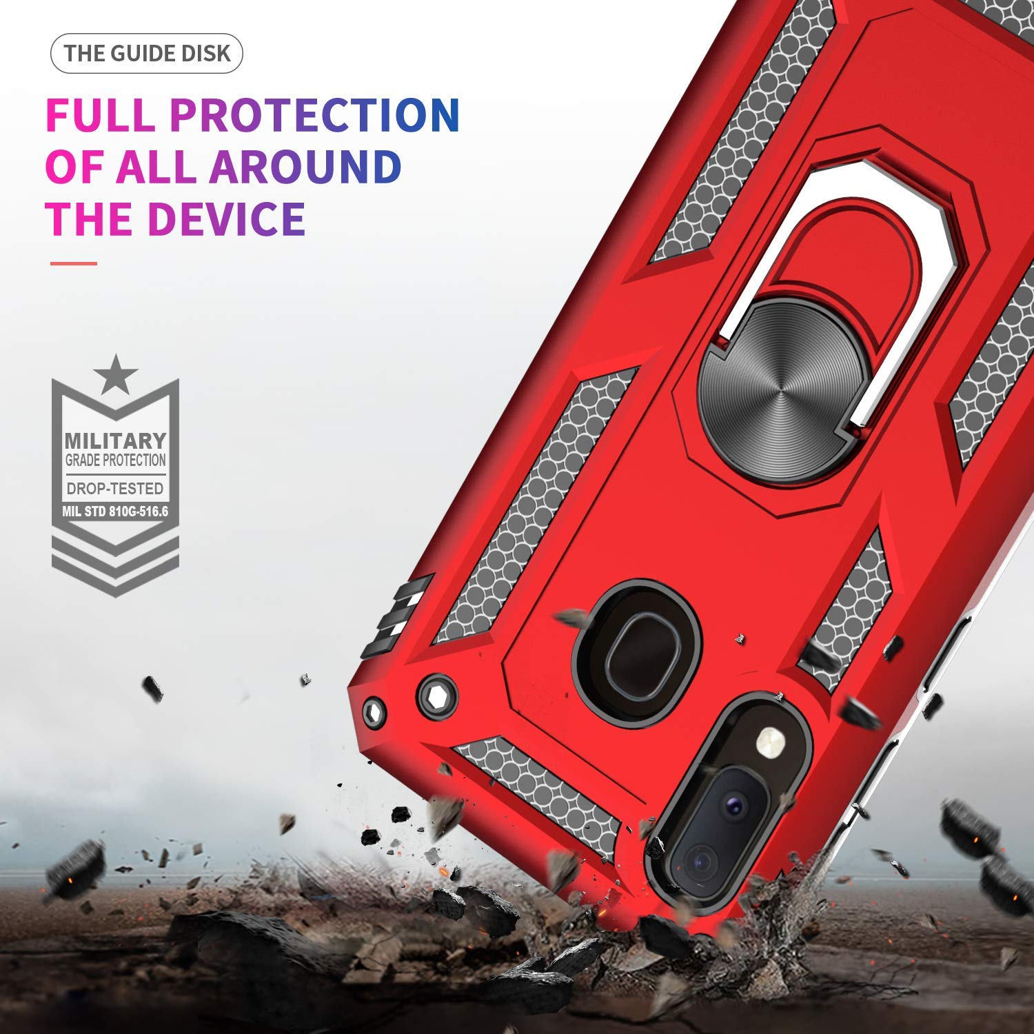#color_GalaxyA20A30Cases Red