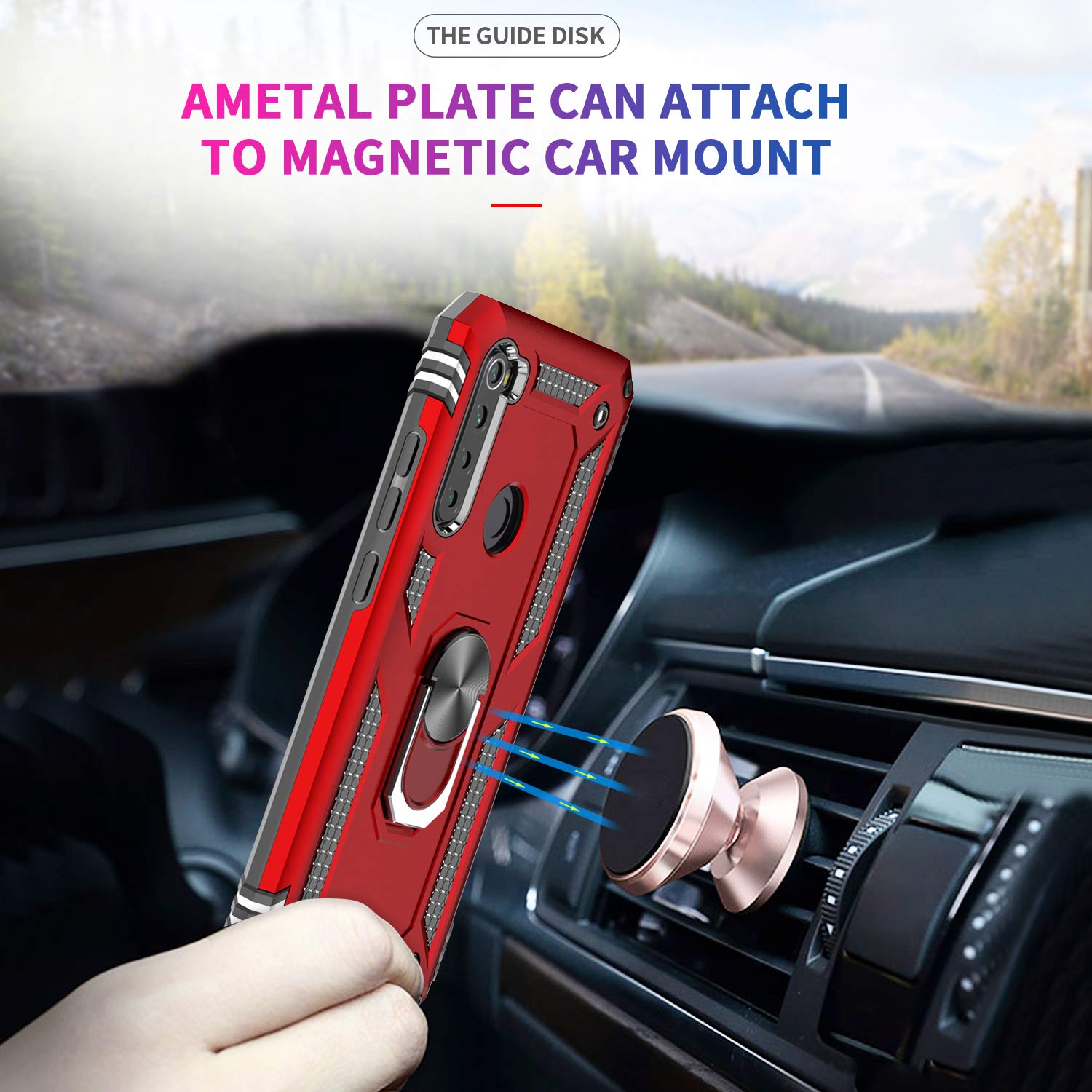 #color_RedmiNote8Case Red